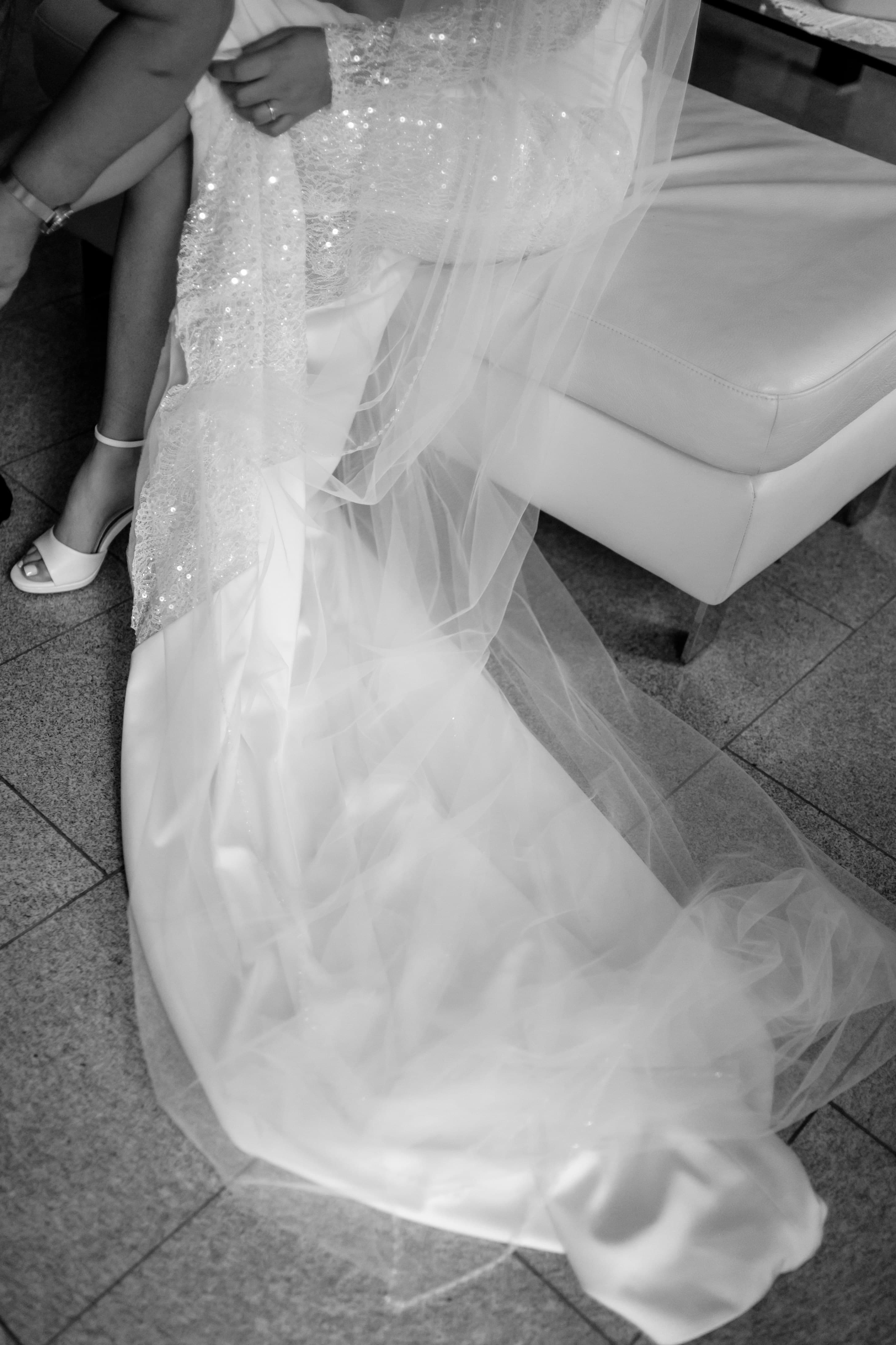 Hochzeitsmoment — überlappender Bildakzent